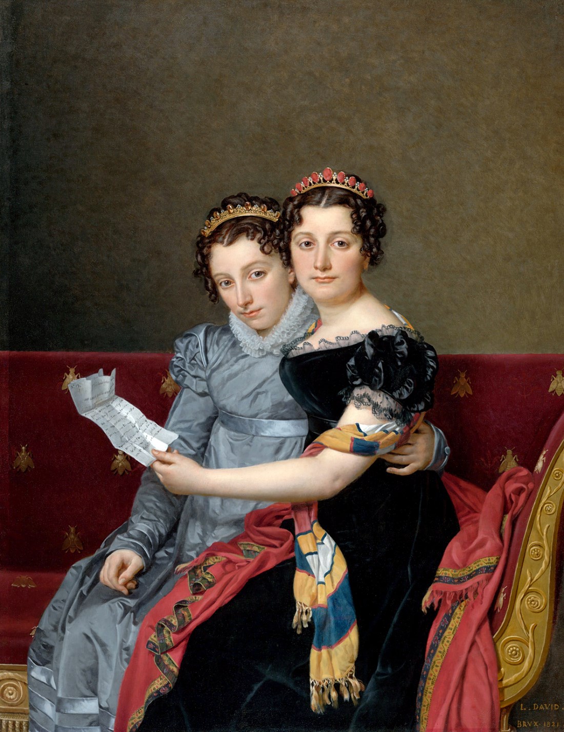 Portrait of Charlotte and Zenaide Bonaparte